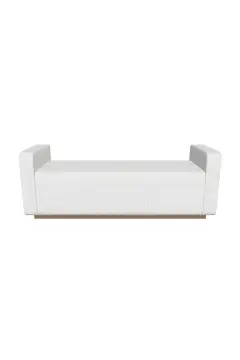 Channel-Tufted Tufted Fabric Accent Bench