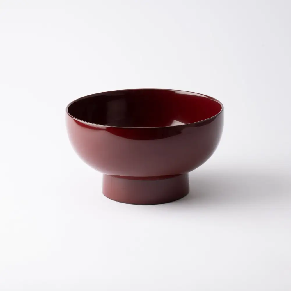 Glossy Lacquered Serving Bowl