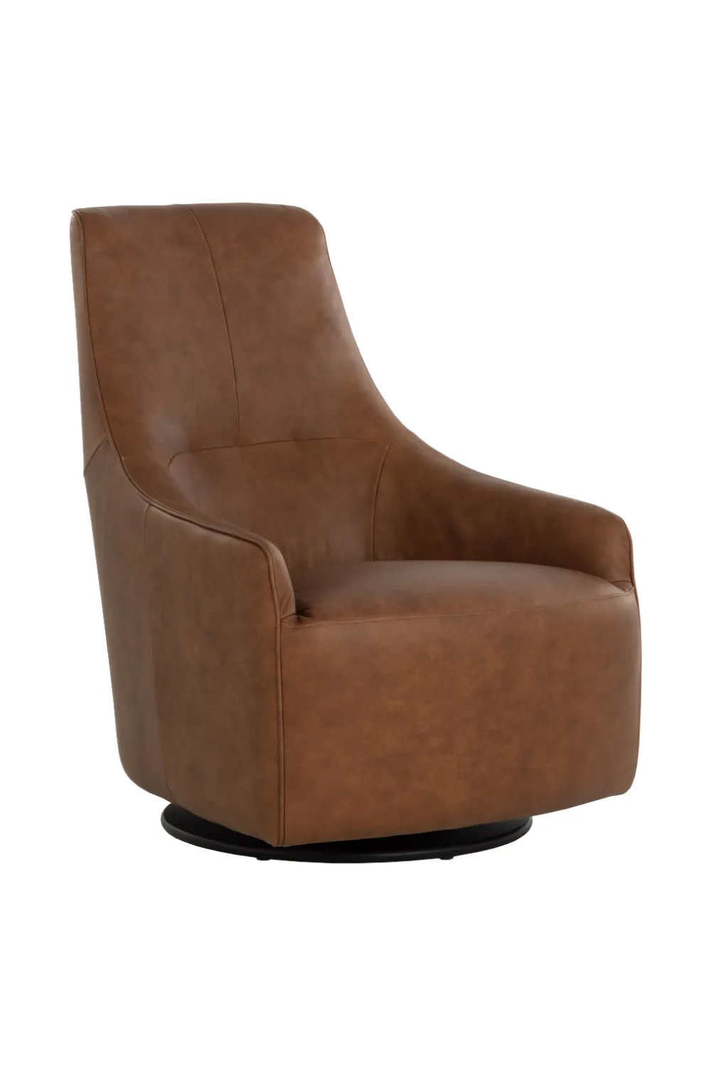 High Back Leather Swivel Chair