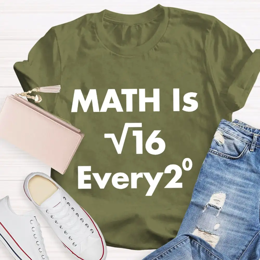 Math Is Every  Math Teacher T-Shirt
