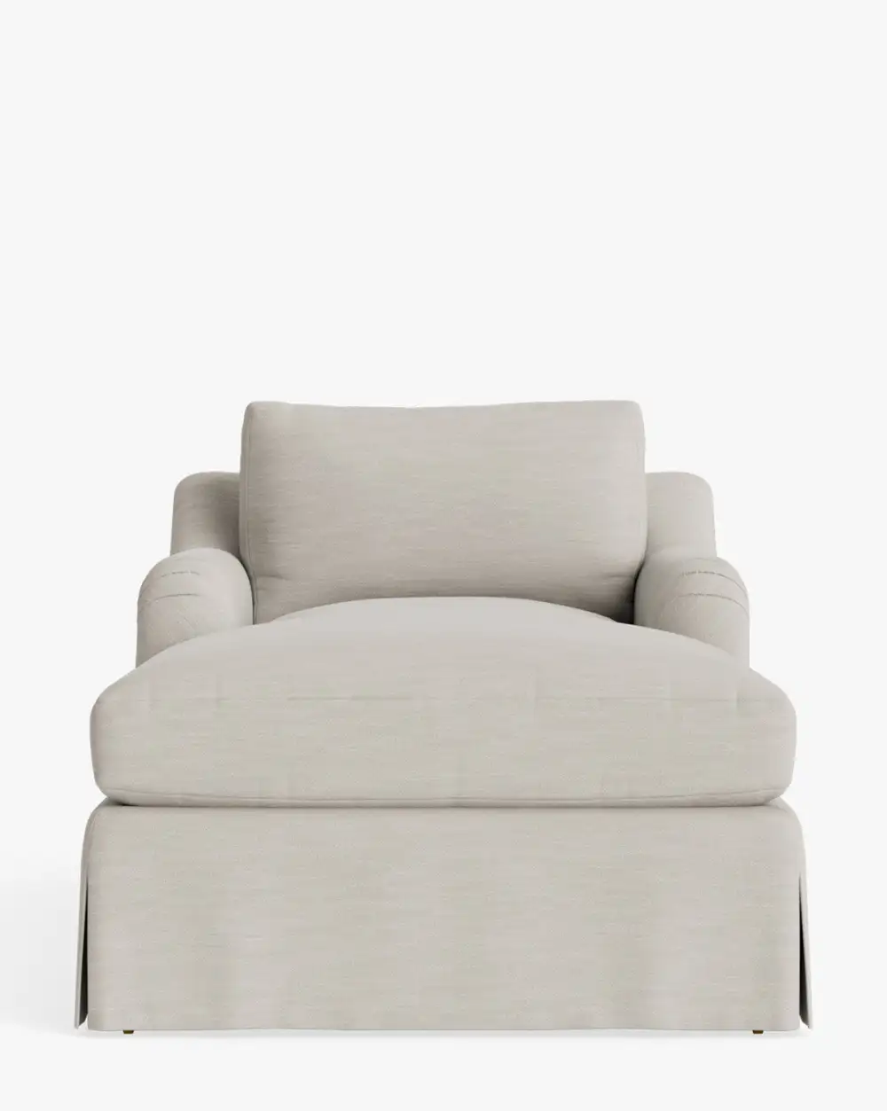 Traditional Wood Chaise