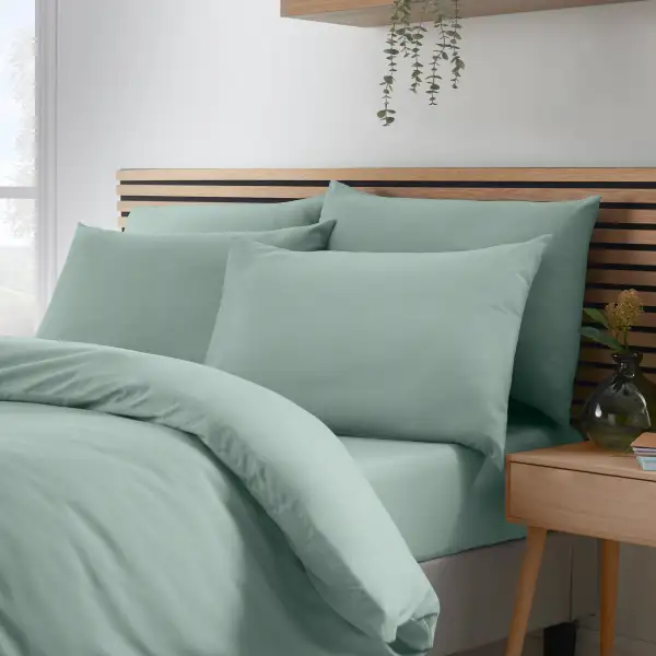 Printed Microfiber Duvet Cover Set
