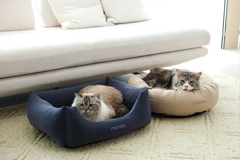 Round Cooling Pet Lounge Bed