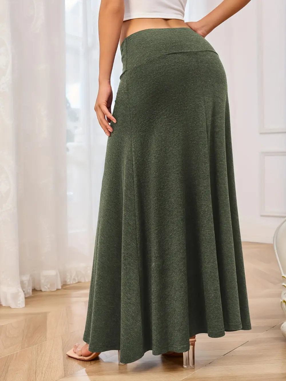 Open Elastic Skirt