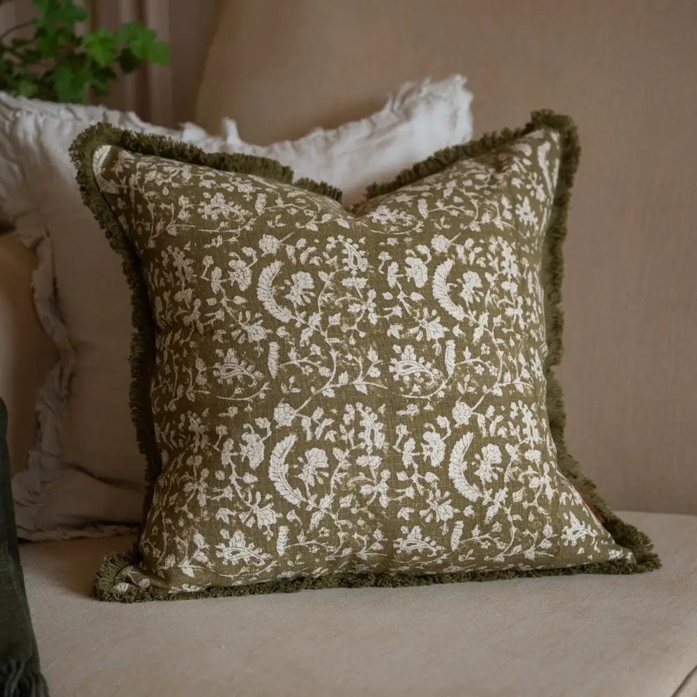 Floral Accent Cushion