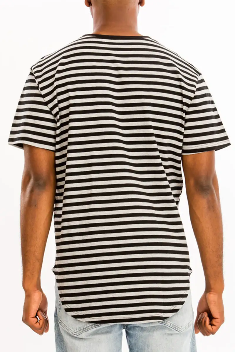 Black White Striped T-Shirt