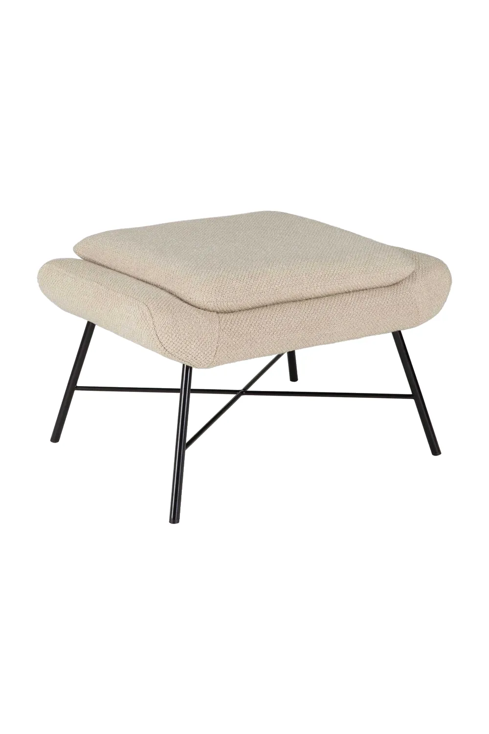 S Inspired Upholstered Footstool