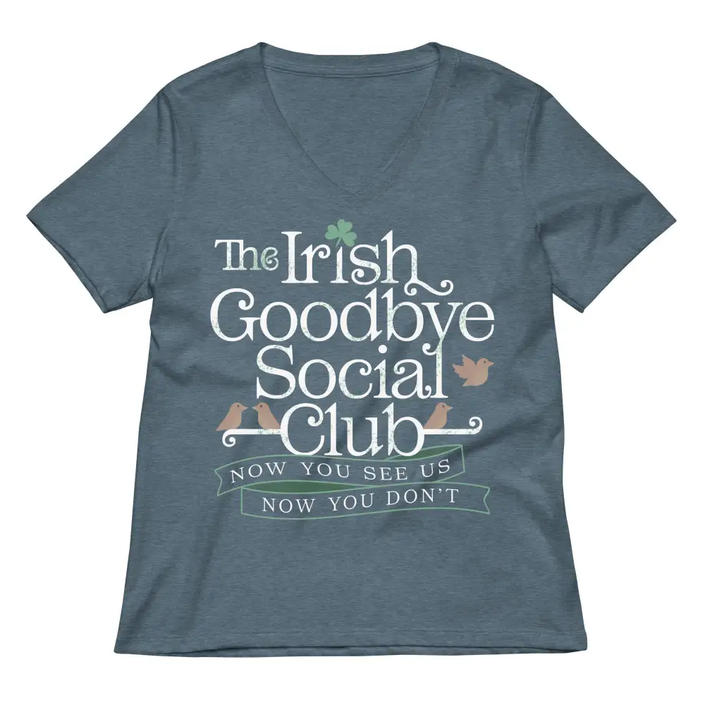 Quiet Exit V Neck Tee