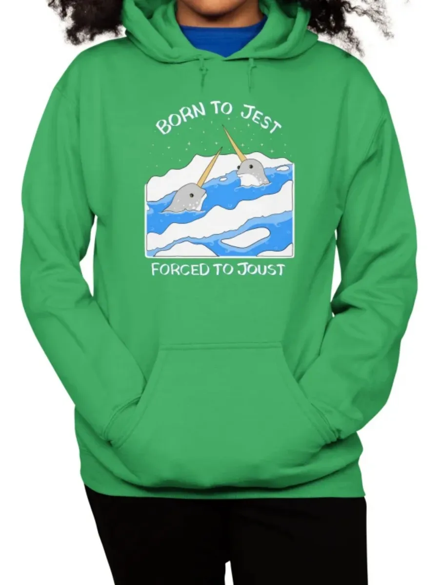 Narwhal Cartoon Graphic Hoodie