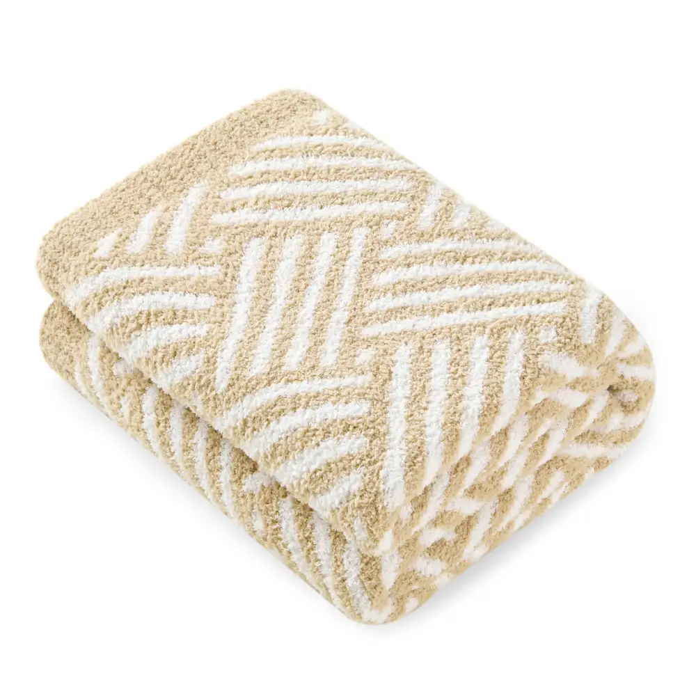 Cozy Herringbone Blanket