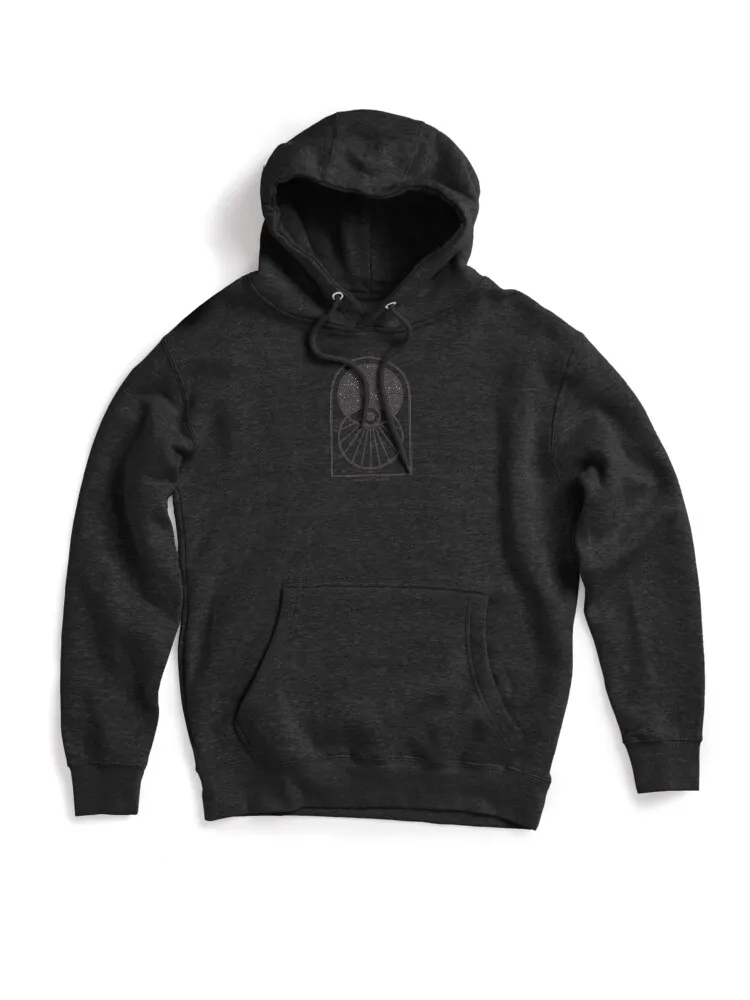 Space Time Themed Graphic Hoodie