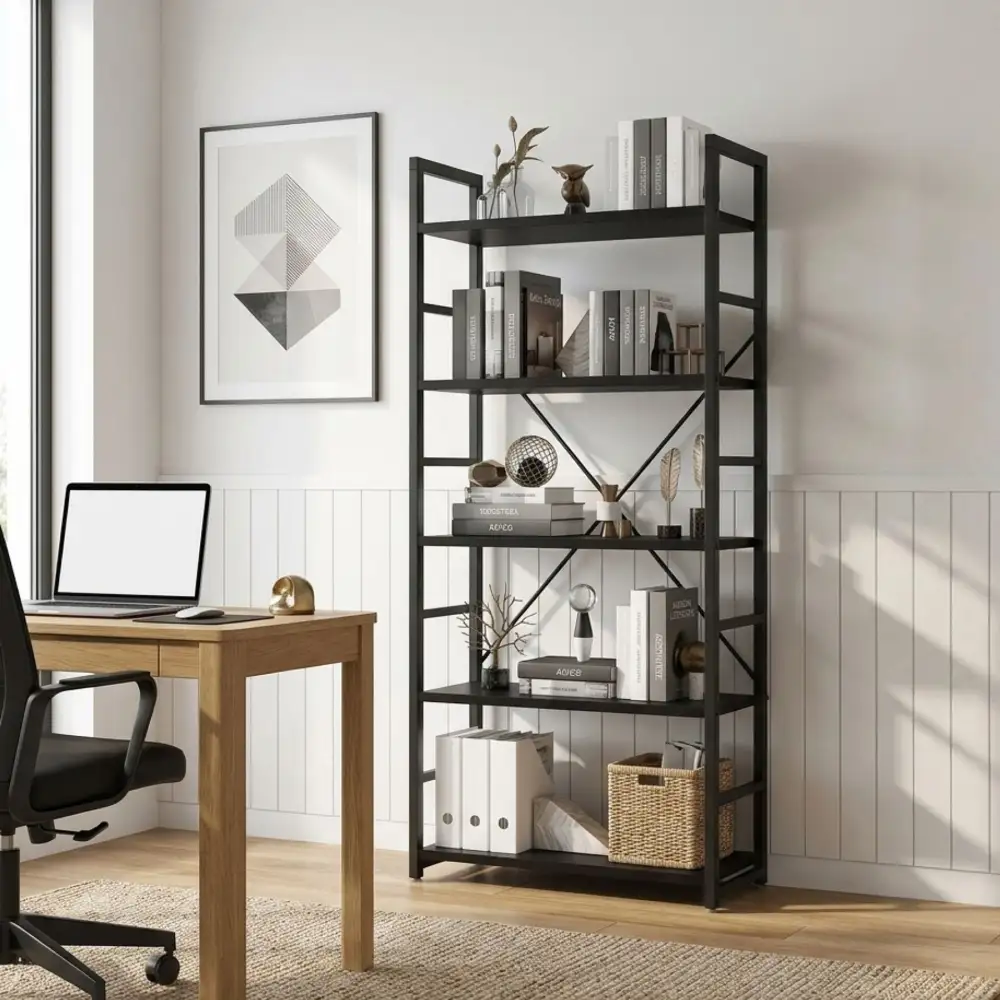 Functional Open Bookshelf