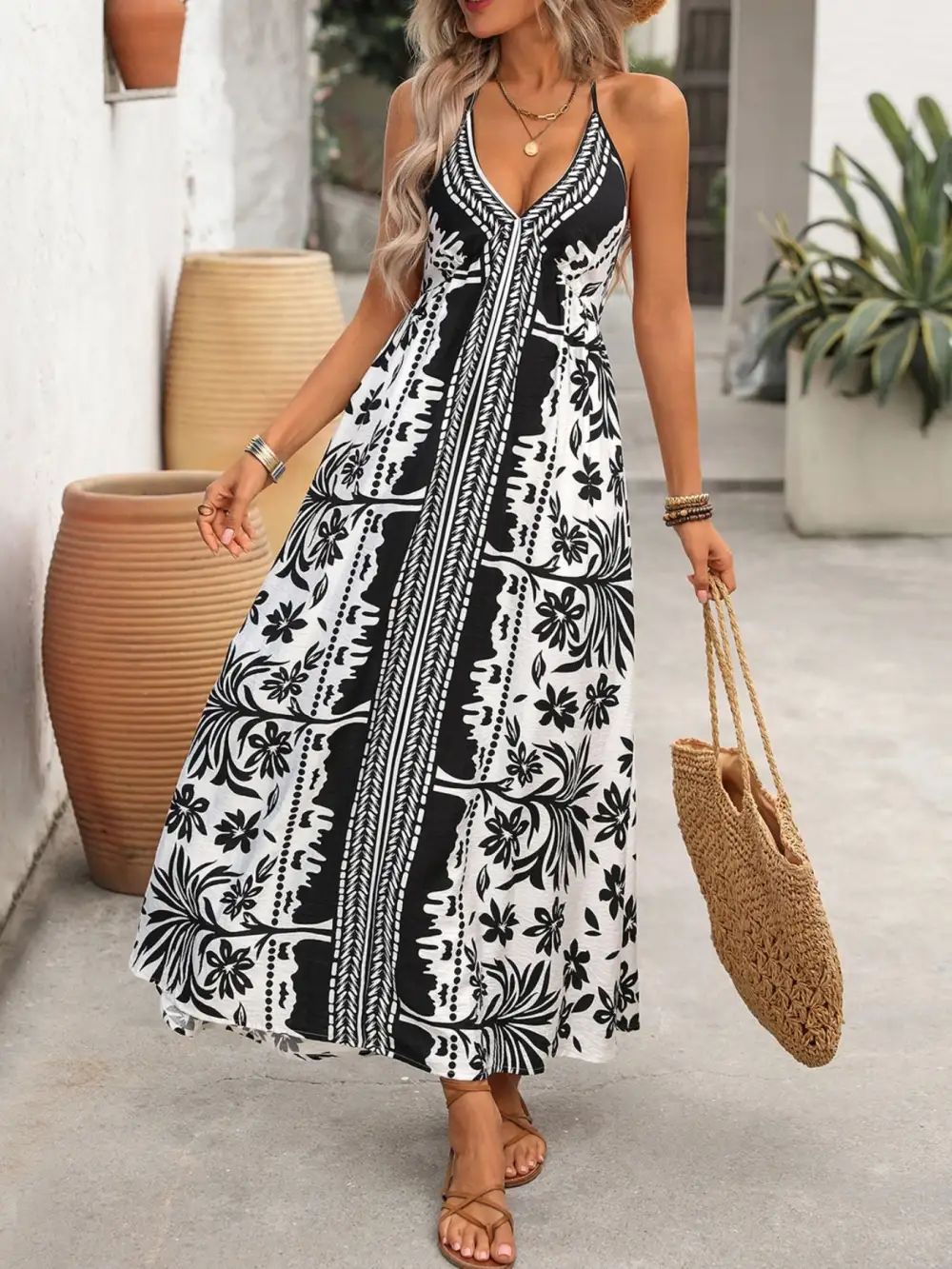 Versatile Halter Maxi Dress