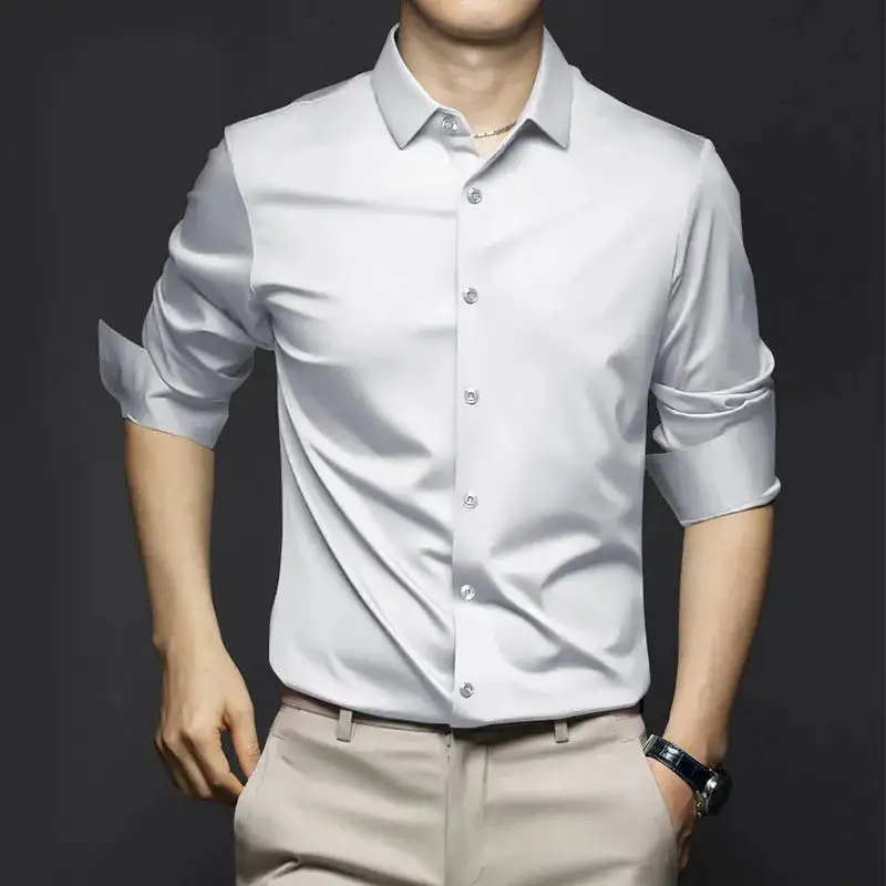 Men's Classic Button-Down Dress Shirt