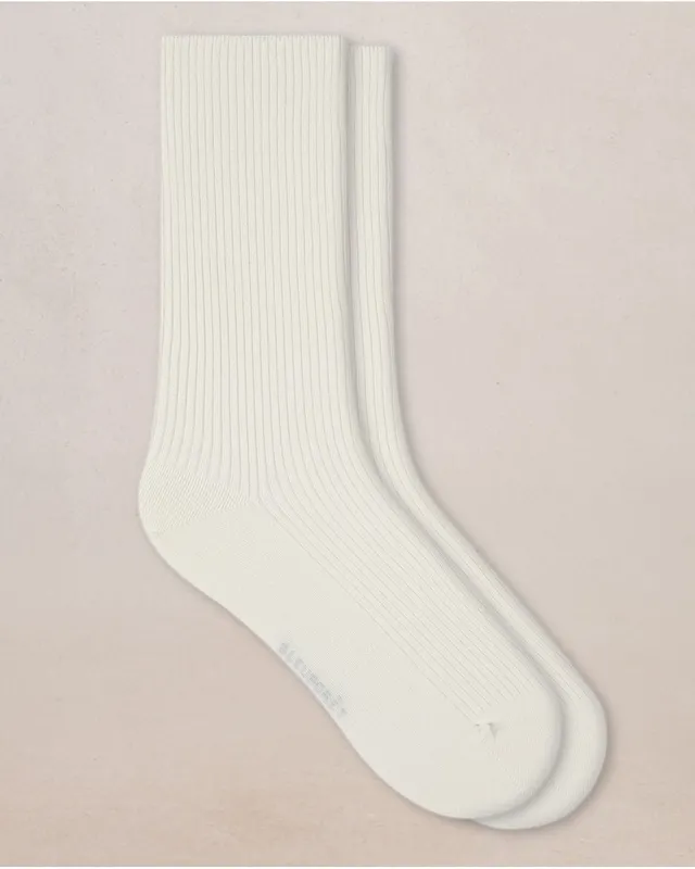Cotton Ribbed Socks