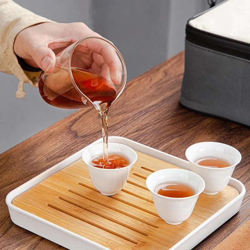 Portable Ceramic Tea Set