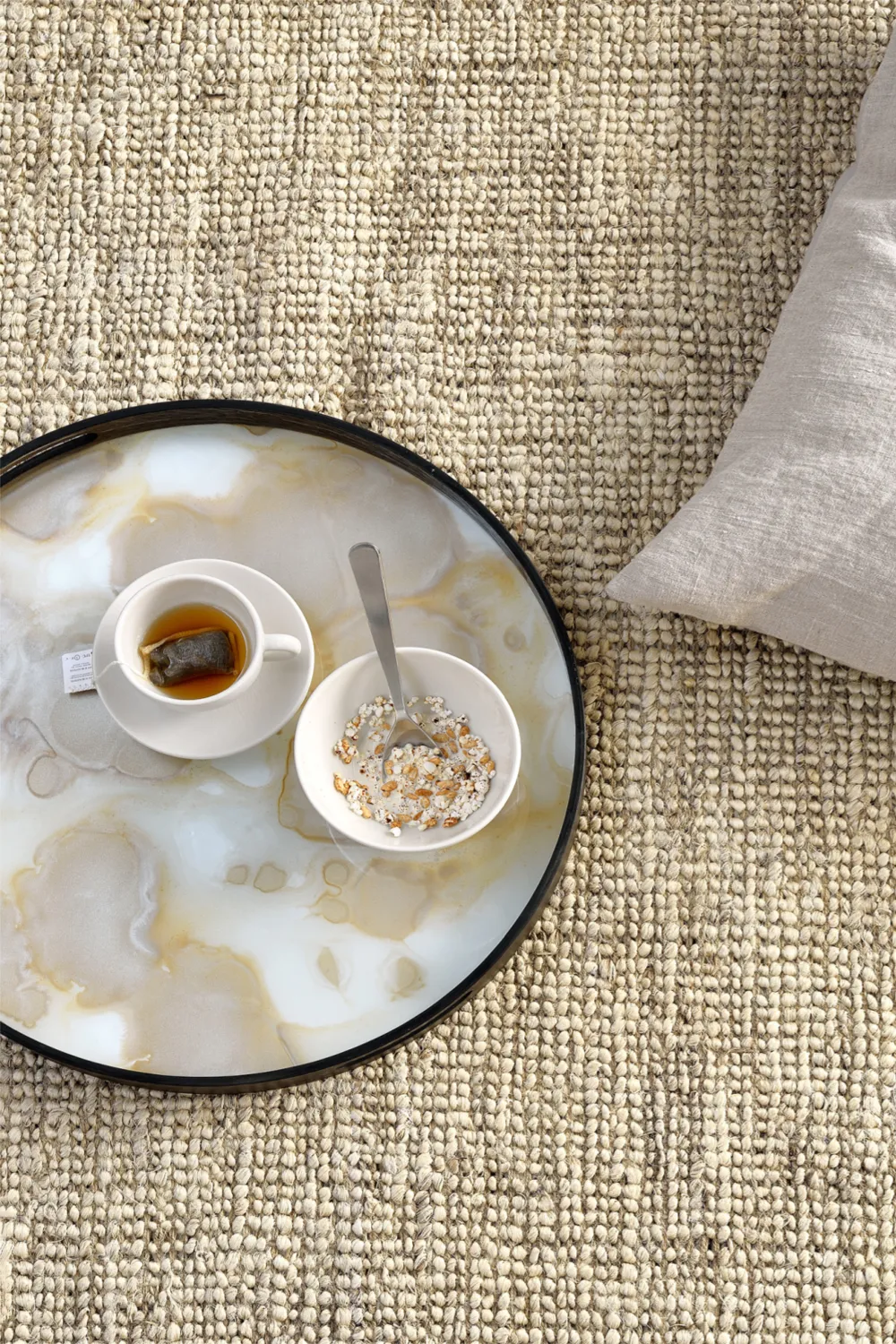 Round Glass Tray