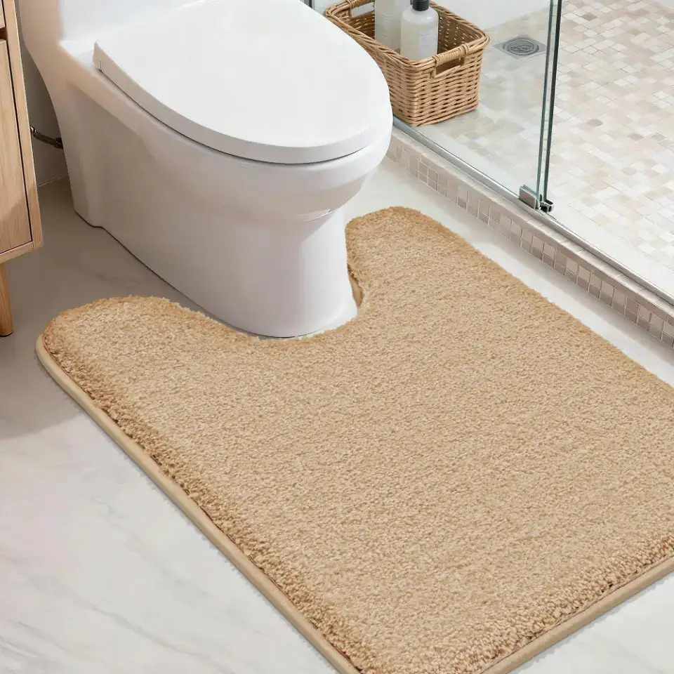 Solid U Shaped Bath Rug