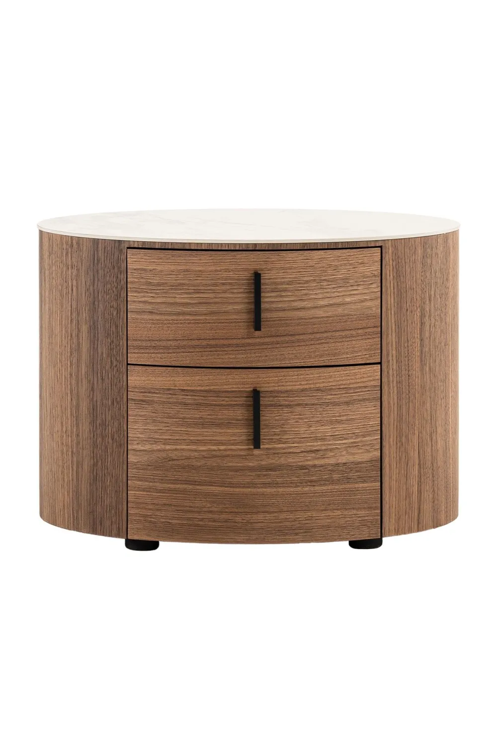 Drawer Walnut Nightstand