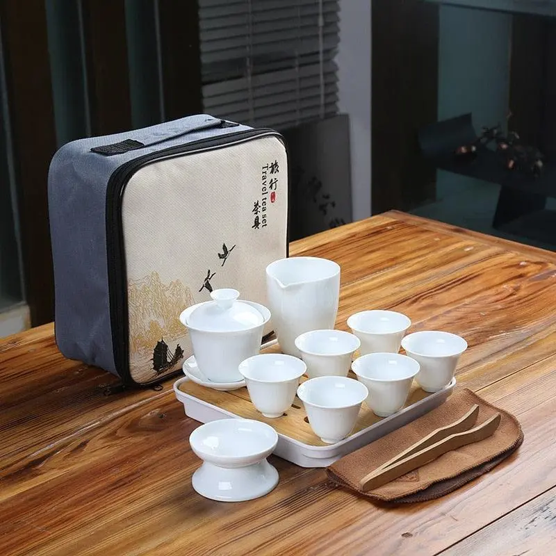 Portable Ceramic Tea Set