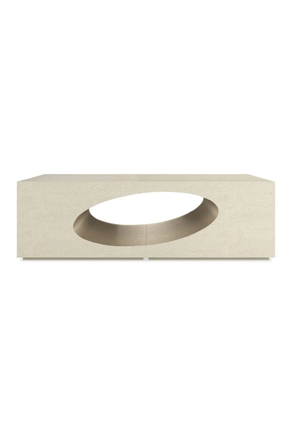 Oval Inset Coffee Table