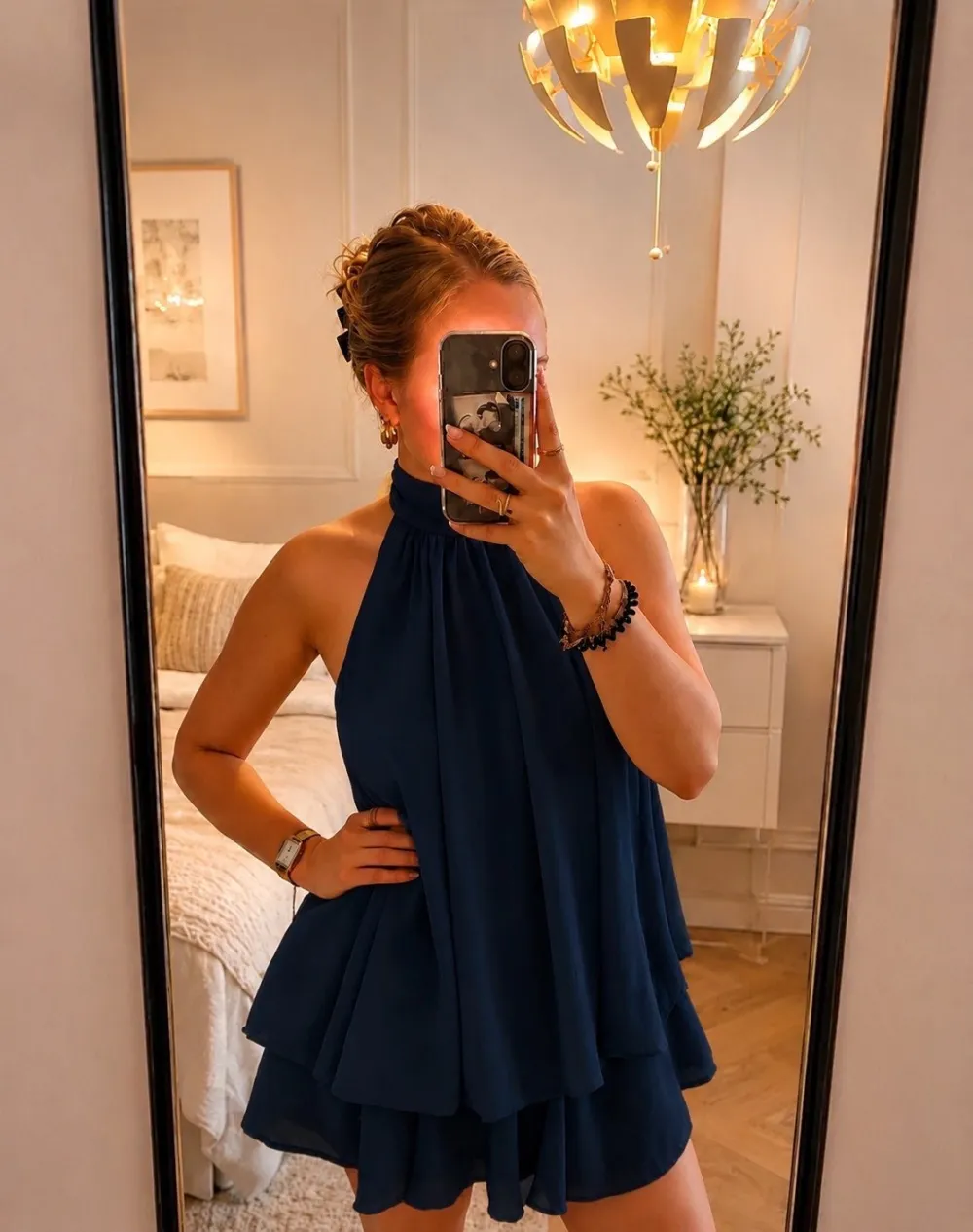 🌿Brenza Halter Mini Dress