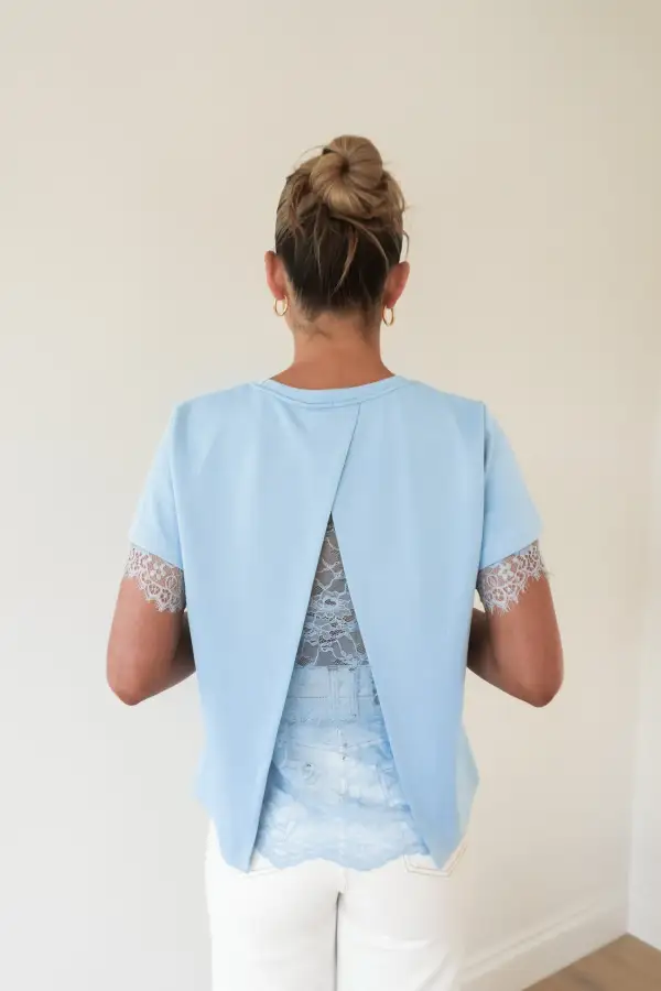 Lace Stretch Casual Tee