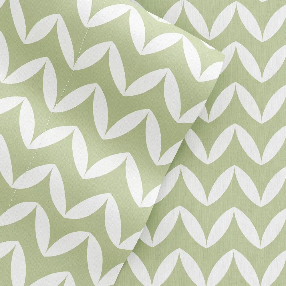 Puffed Chevron Pattern Sheet Set