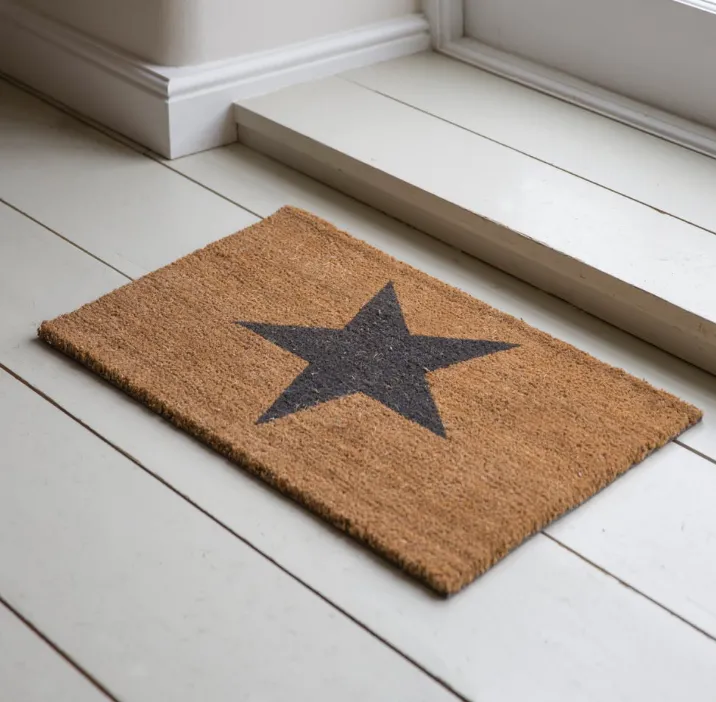 Classic Star-Pattern Doormat