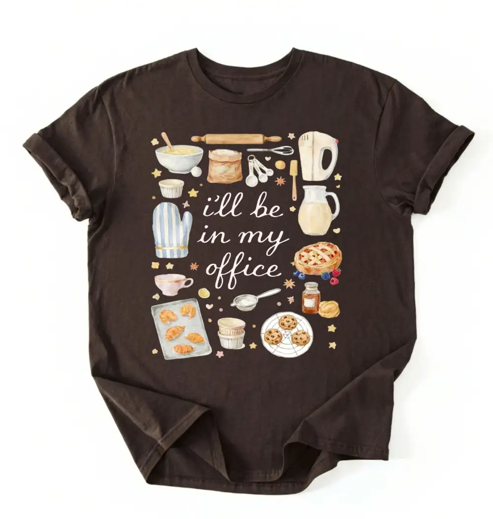 Baking Workspace Graphic Cotton Tee