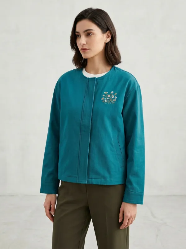Women's Wildflower Embroidered Jacket