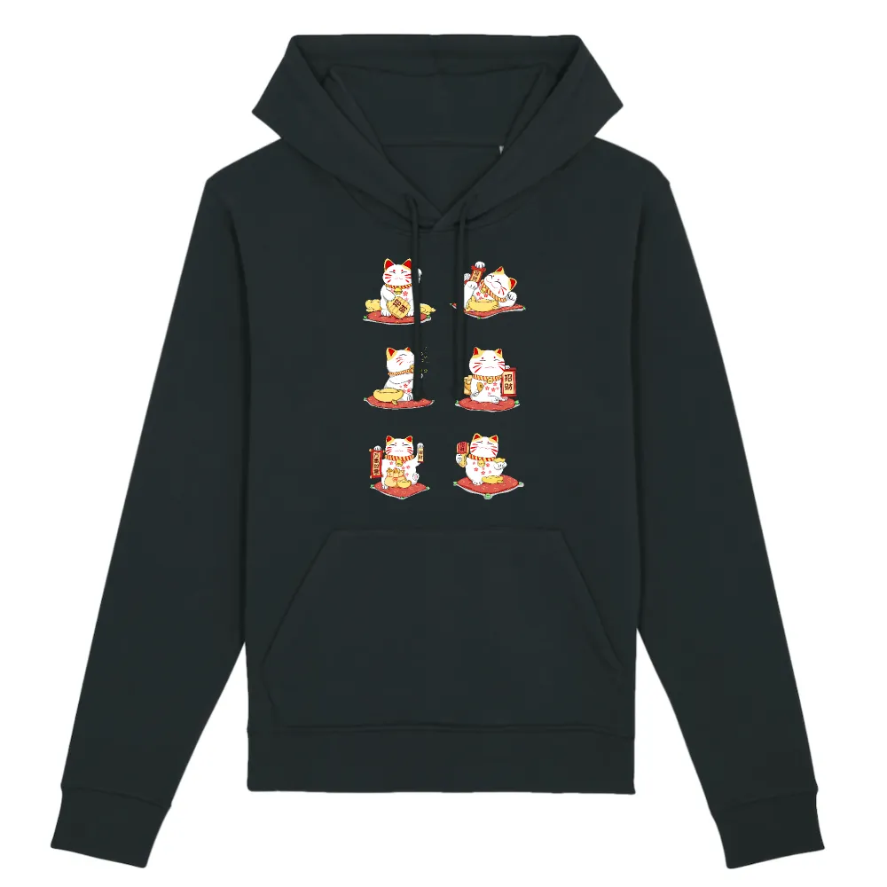 Character Cat Graphic Pullover Hoodie