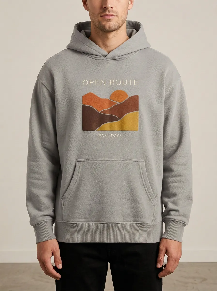 Open Route Mountain Sunset Hoodie