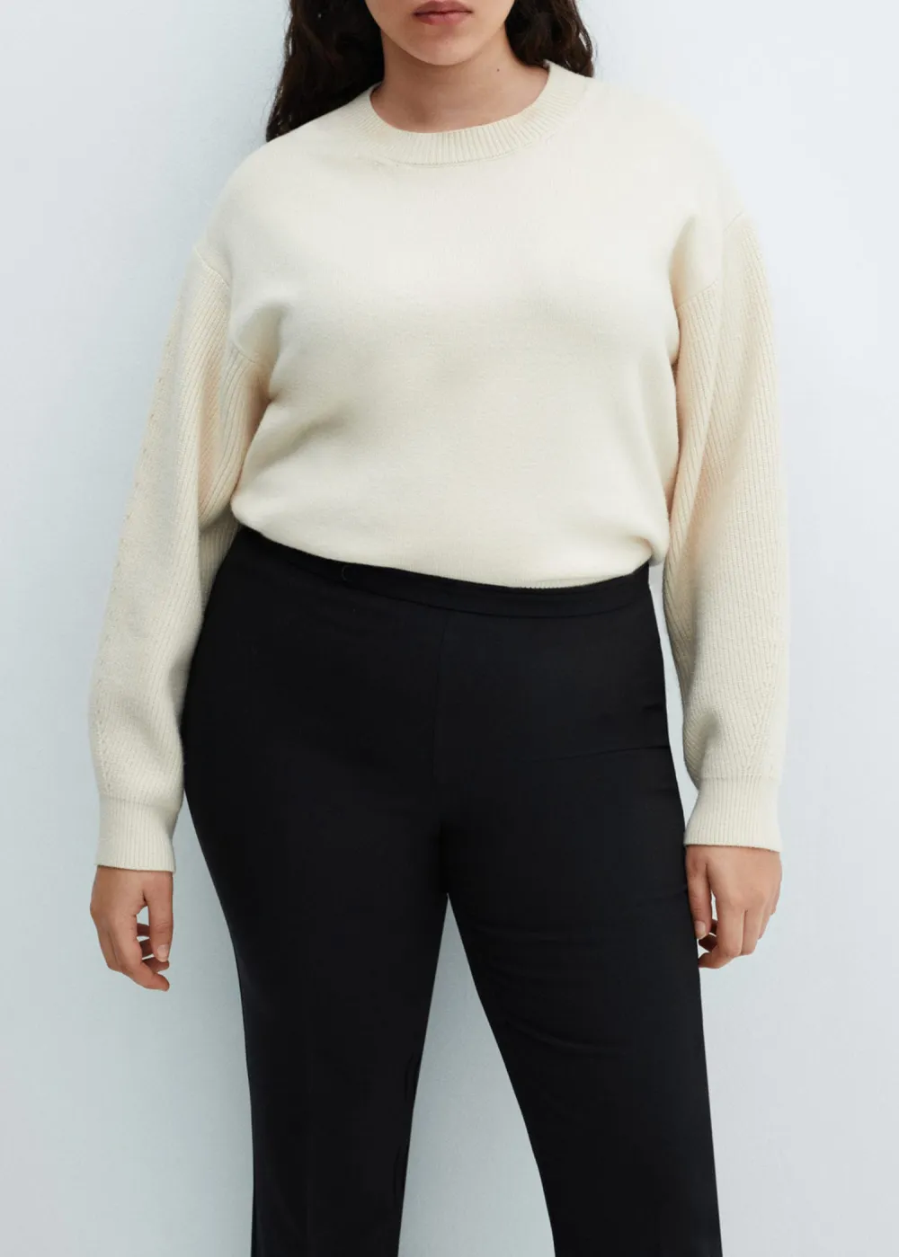 Belt Straight-Fit Pants