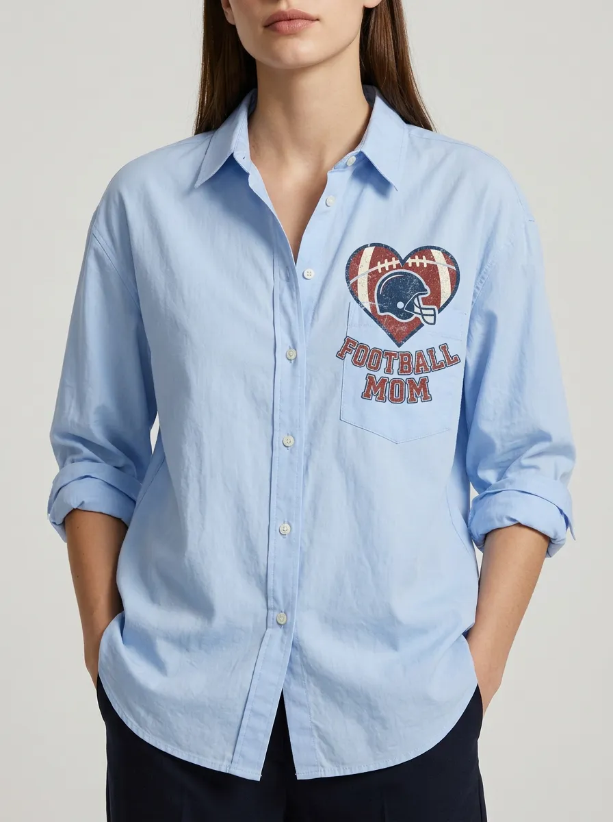 Football Graphic Casual Shirt