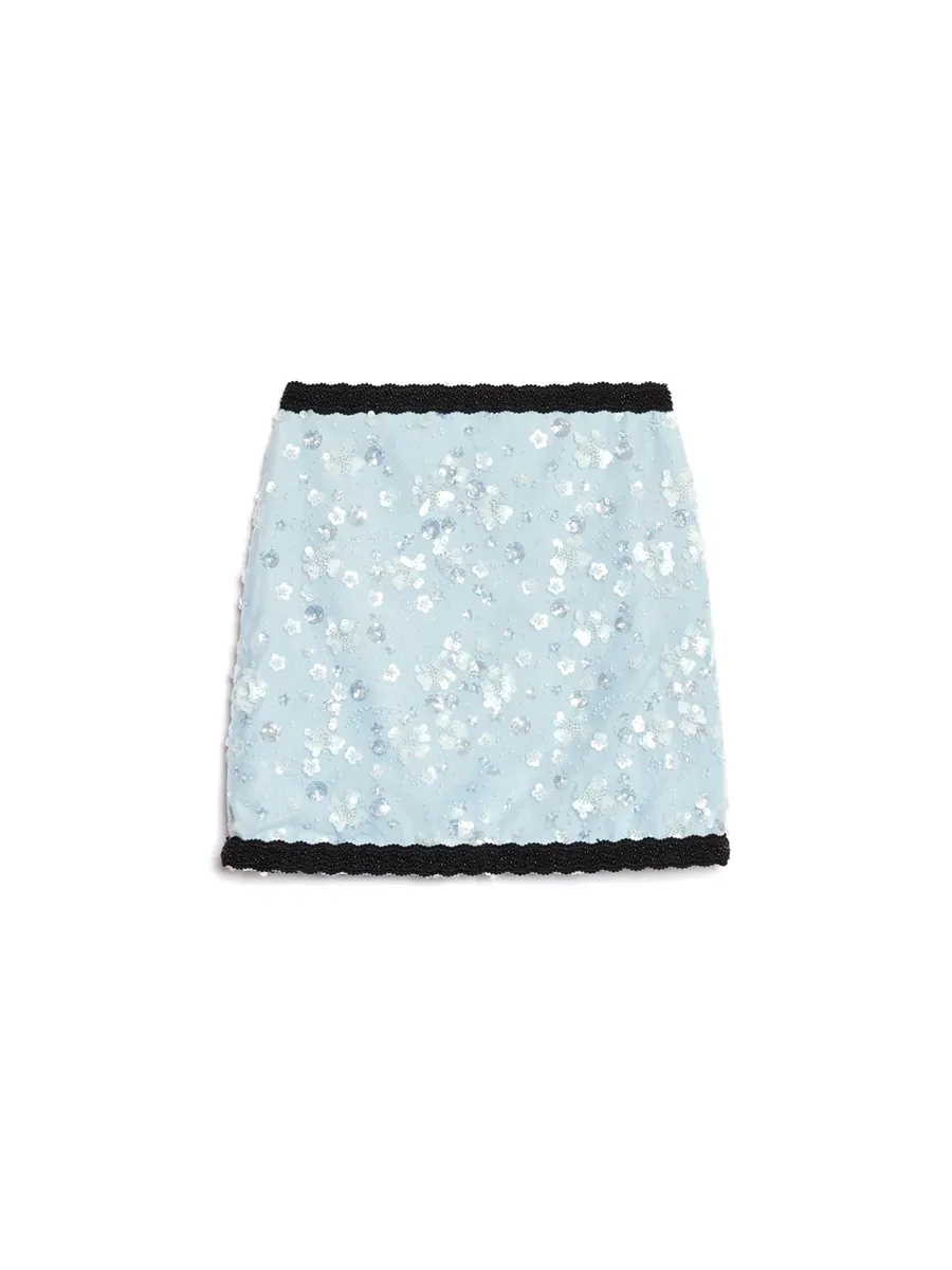 Blossom Bead Mini Skirt