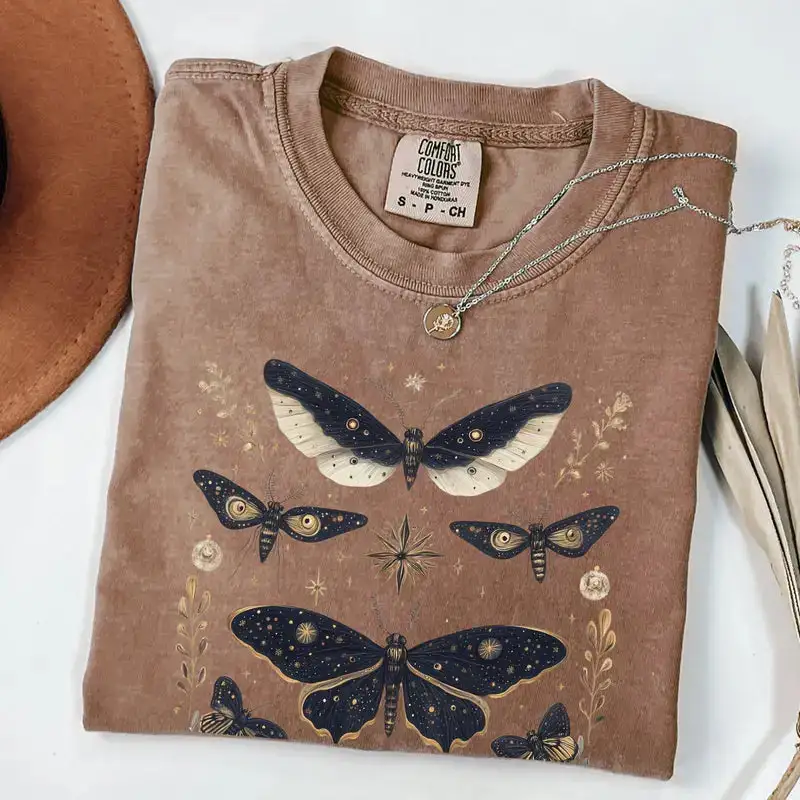 Moon Moth Graphic Top