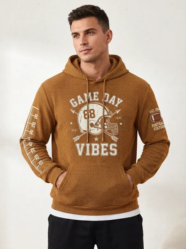 Men's Heritage Football Game Day Helmet Hoodie