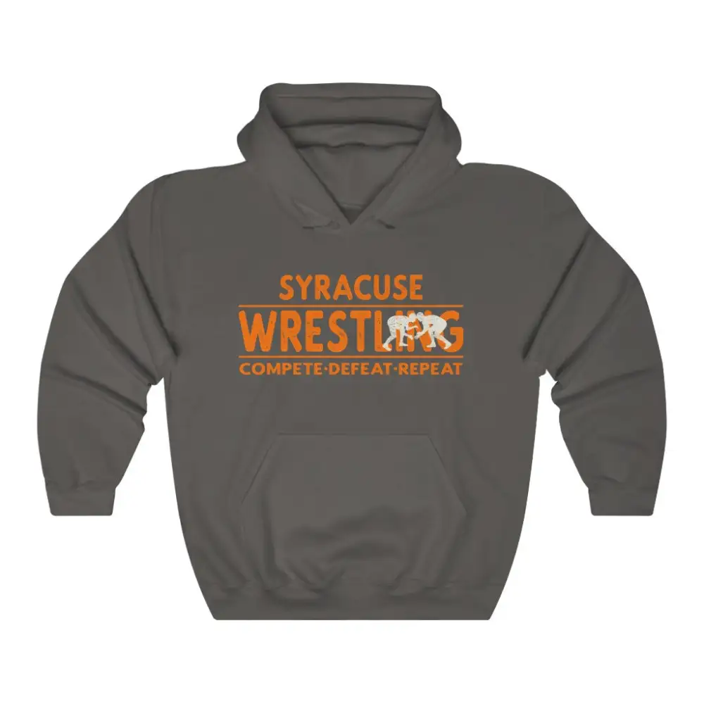 Motivational Text Wrestling Graphic Pullover Hoodie