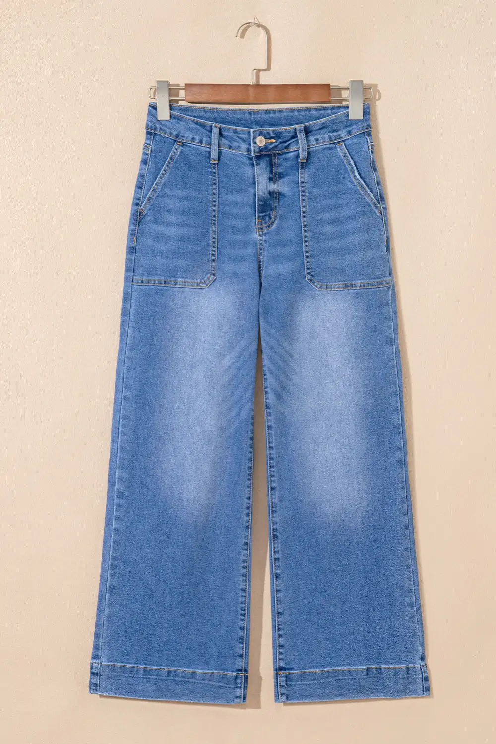 Structured Neat Finish Denim Jeans