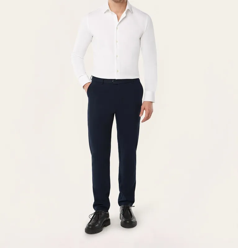 Knit Non-Iron Shirt White