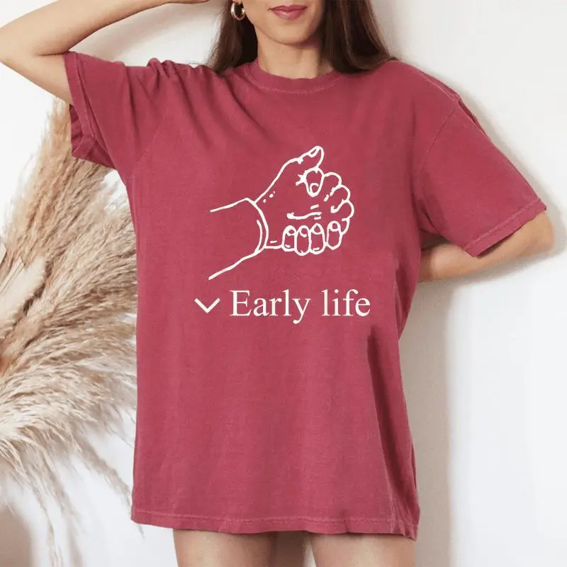 Early Life Hand For Women Women's Oversized Comfort T-Shirt