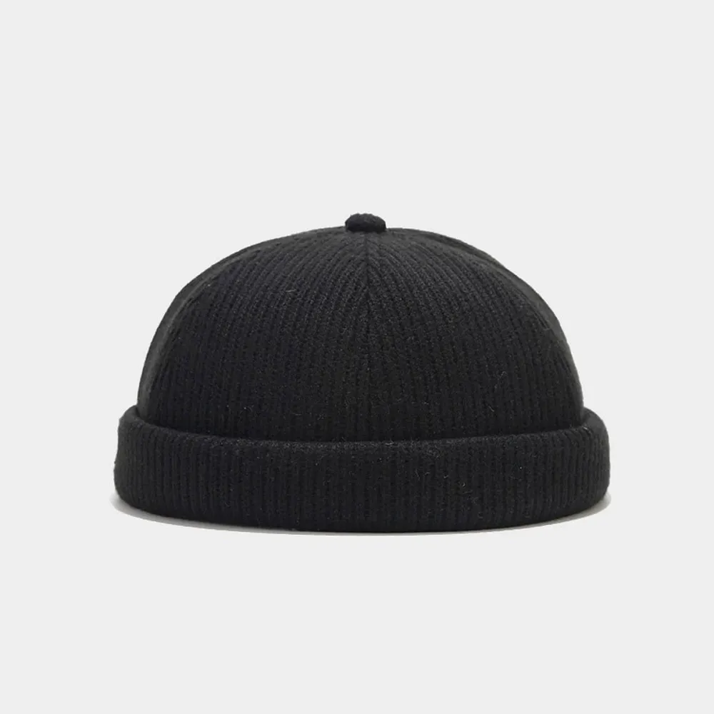 Knit Round Beret Hat