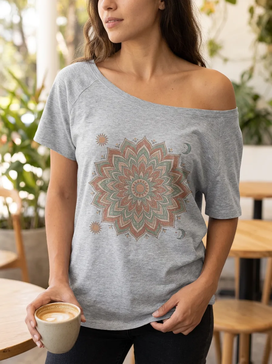 Boho Spiritual Mandala T-Shirt