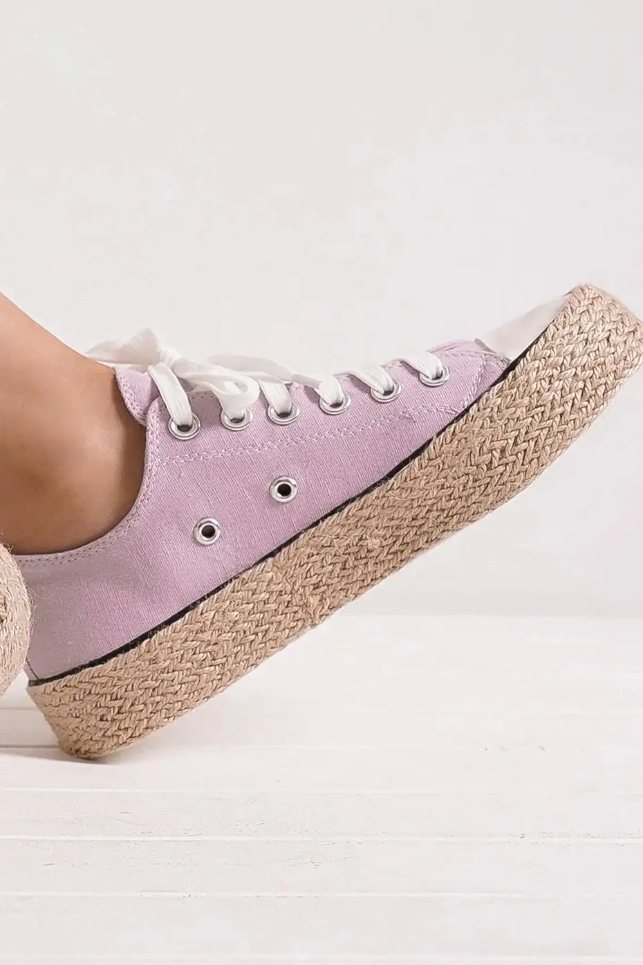 Lace Woven Sneakers