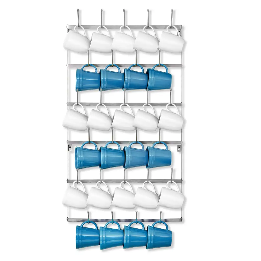 Wall Mounted Coffee Mug Holder Hooks