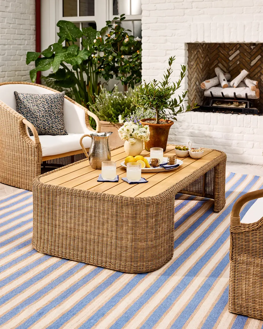 Durable-Weave Handwoven Indoor-Outdoor Area Rug
