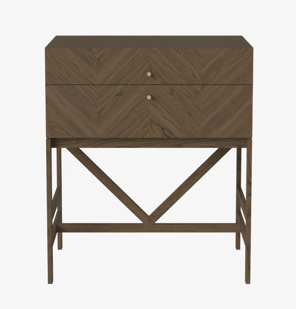Modern Oak Drawer Chest