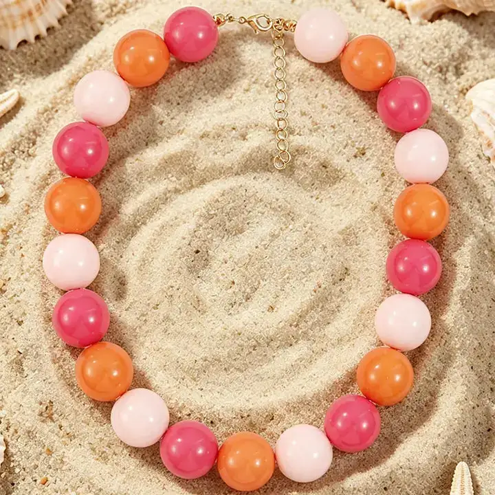 Beaded Everyday Statement Necklace