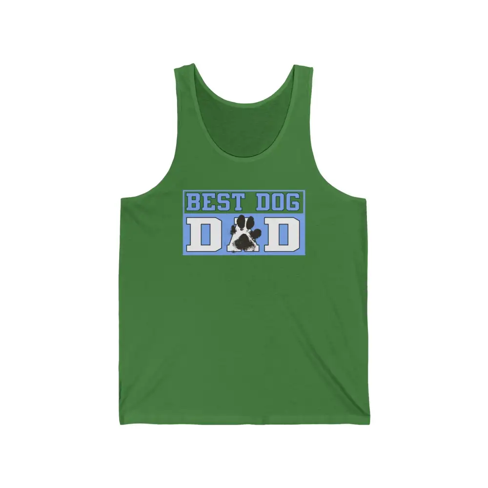 Dog Dad Paw Graphic Tank Top
